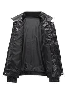 Chaqueta de Motocicleta para Hombre, de Piel de Oveja Genuina, Cómoda, con Capucha, Impermeable, Transpirable, Resistente al Viento, de Secado Rápido, Estilo Urbano, Venta al Por Mayor - Product Image 4