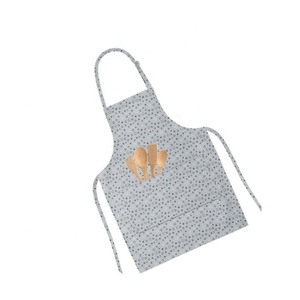Trendy Digital Embroidered Geometric Diamond Shape Pattern Dinner Kitchen Cooking Anti-stain Cleaning Tool Unisex <b>Baking</b> Aprons - Product Image 3