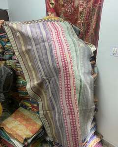 Traditional Cotton Kantha <b>Quilt</b> Vintage Kantha Blanket <b>Handmade</b> Wholesale Vintage Lot Queen king Wholesale - Product Image 4