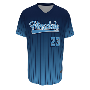 Maillot de baseball personnalisé OEM à col en V, manches courtes, vente en gros, fabricant et fournisseur de vêtements de sport - Product Image 1