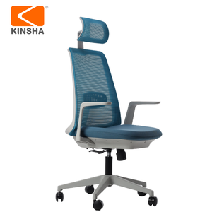Chaise de bureau exécutive KINSHA en maille avec support lombaire réglable 4D, design ergonomique moderne pivotant pour usage domestique ou professionnel - Product Image 2