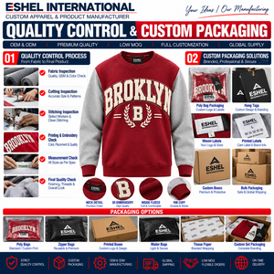Fabricante OEM de Sudaderas Bordadas para Mayoristas de Ropa, Personalización de Marca y Producción de Ropa al por Mayor para Importadores - Product Image 3