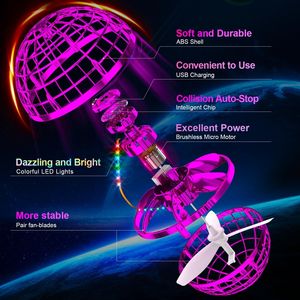 Sfera Volante Rosa 2025 Aggiornata con Luci Abbaglianti, Drone Boomerang Magico Fluttuante, Globo Cosmico per Illuminazione Feste - Product Image 2