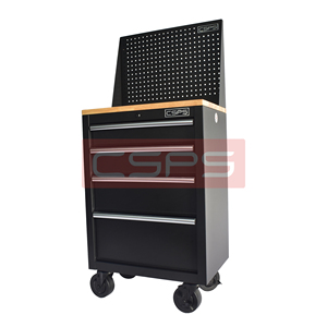 Armoire à outils en acier noir mat thermolaqué à 4 tiroirs, 61 cm, pour une identification distinctive (référence similaire) - Product Image 4