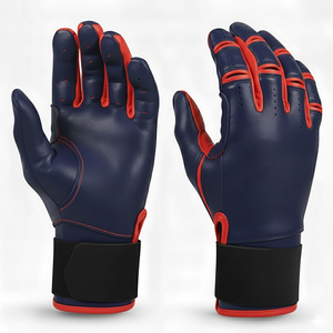 Gants de frappeur de baseball et de softball personnalisés pour jeunes et adultes avec paume en peau de mouton - Product Image 1