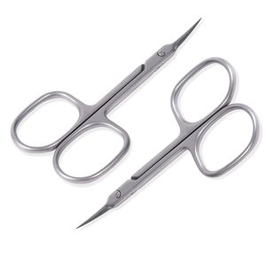 Ciseaux à cuticules et à ongles en acier inoxydable à prix de gros, instrument de beauté de précision tranchant pour le soin des ongles avec poignées en acier - Product Image 1