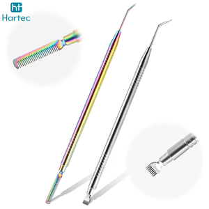 Varillas para Lifting de Pestañas de Acero Inoxidable, Peine Metálico Puntiagudo para Pestañas, Herramienta Aplicadora de Pestañas para Permanente y Tinte de Cejas - Product Image 2