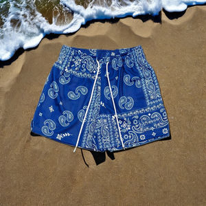 Short de sport OEM imprimé personnalisé de grande taille pour hommes et femmes Short de plage élégant et respirant quantité minimale de commande bas ample et confortable - Product Image 1