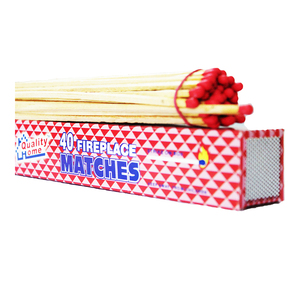 BBQ Safety <b>Matches</b> <b>Box</b> Vintage Eco-Friendly Printing 118x65x18mm Long Wooden Splints Bulk Exporter Wholesale Supplier India - Product Image 3