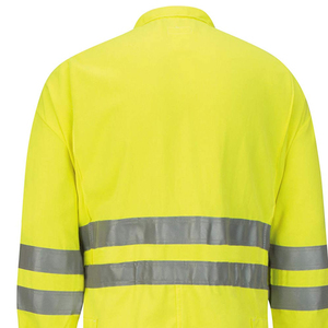 Combinaison de travail ignifuge haute visibilité respirante pour pompiers, en polyester, protection de sécurité – Offre Spéciale - Product Image 5