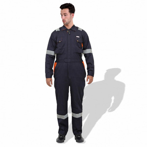 Custom Made Wholesale High Quality Breathable Safety <b>Overall</b> Workwear Uniforms Sets for Men-Polyester Reflective & Water Proof - Product Image 4