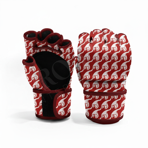 Gants de Sparring d'Arts Martiaux Personnalisés à Demi-Doigts avec Logo Sérigraphié, Faible MOQ, Équipement de Sécurité, Conception Sur Mesure - Product Image 5