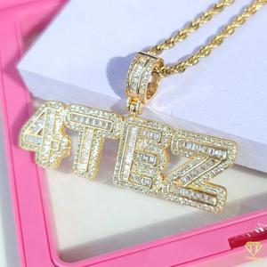 Collier pendentif diamant de laboratoire Bling Lab Grown Diamond "LXN 4TEZ" - Bijoux Hip Hop tendance pour homme et femme - Product Image 2