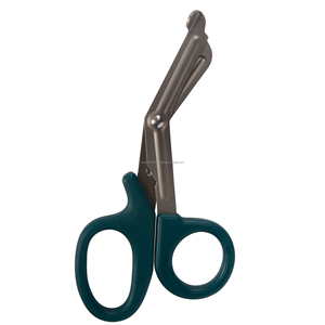 Tijeras de Trauma Médicas EMT de 7.5'' de Acero Inoxidable, Tijeras para Vendajes con Certificación CE, Duraderas, Manuales, Proveedor Mayorista OEM ODM - Product Image 1