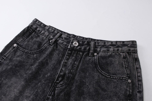 Novedad, Pantalones Cortos de Mezclilla para Hombre, Diseño de Corazón Único, Estilo Urbano, Alta Calidad - Product Image 4