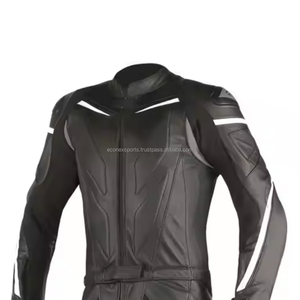 Combinaison de moto une pièce anti-chute en cuir respirant et résistante à l'usure pour hommes et femmes - Product Image 5