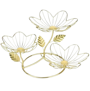 Kitchenware Tabletop New Style Handmade Wired Flower Leaf Design <b>Metal</b> Fruit <b>Basket</b> New Design <b>Metal</b> Fruit Storage <b>Basket</b> - Product Image 1