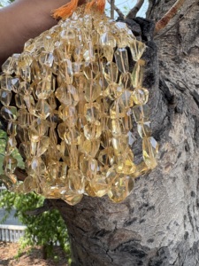 Perles de citrine facettées de qualité AAA+ 16'' St 9x10mm-11-15mm.-Approx.-Fil de 40cm - Product Image 5