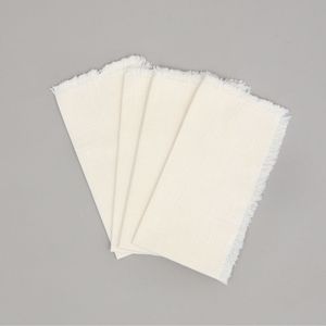 Ensemble de 4 serviettes de table classiques à points festonnés 20x20 pouces en coton premium, serviettes en tissu premium et accessoires - Product Image 2