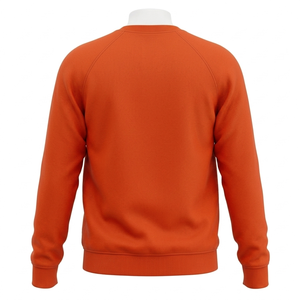 เสื้อฮู้ดผู้ชายสีส้ม ผ้าฟลีซ 100% คอตตอน ทรงปกติ สำหรับฤดูหนาว คุณภาพสูง แห้งเร็ว ระบายอากาศได้ดี รับสั่งทำ - Product Image 2