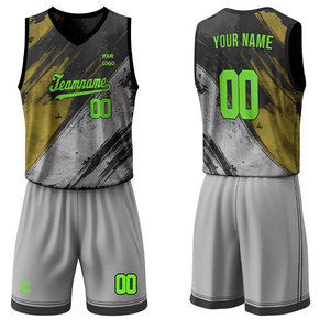 Custom Printed Plus Size Sublimation Basketball Uniform Set | Sleeveless Jersey Shorts | Spandex/Polyester | Breathable Quick - Product Image 3