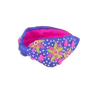 Premium Seed Bead Embroidery Hairband For Girls Stylish Outfit Designer <b>Beaded</b> Hairband With Colorful Seed Beads Chic Fashion - Product Image 2