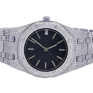 Reloj de Lujo de Edición Limitada con Movimiento de Cuarzo y Moissanita, Acero Inoxidable, Estilo Diamante, Cristal Revestido, 20 mm, para Legacy - Product Image 1