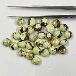 4mm Natural Limón Crisoprasa Cabujón redondo Piedra suelta Calidad AAA Crisoprasa Piedra Preciosa al mejor costo de fábrica - Product Image 1