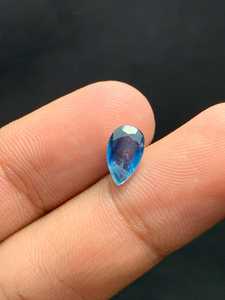 Piedra de Cianita Africana Natural, Corte Pera, Color Azul, Piedra de Cianita Suelta para Joyería y Colección - Product Image 2