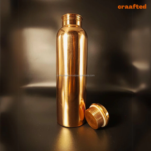 Wholesale Supply of Handmade Copper Drinkware with <b>Metal</b> Lid for Office or Restaurant Use From India-Craftsy Home - Product Image 3