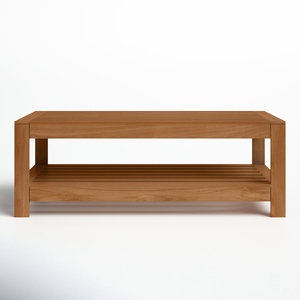 Modern Outdoor Teak <b>Sofa</b> <b>Set</b> Patio Garden Furniture Wooden Lounge <b>Set</b> with Coffee Table for Villa Resort Hotel - Product Image 5