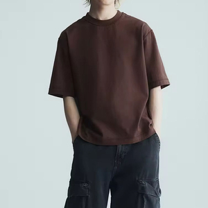 เสื้อยืดคอตตอนผู้ชายสั่งทำขายส่ง แขนสั้น สวมใส่สบาย ดีไซน์ใหม่ล่าสุด แห้งเร็ว - Product Image 5