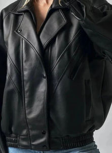 Vestes en cuir pour femmes de haute qualité à bas prix, vente en gros, design 2024, vestes en cuir tendance pour femmes - Product Image 6