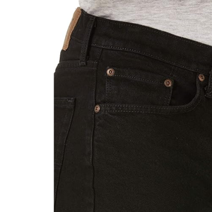Shorts en jean pour homme, noir uni, finition soignée, coutures renforcées, mélange de coton, durable, vente en gros - Product Image 5