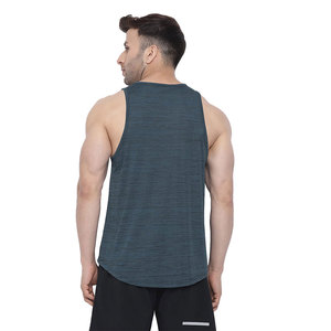 Débardeur décontracté sans manches pour homme, coupe athlétique, en coton et fibre de bambou, séchage rapide, respirant, pour la gym - Product Image 4