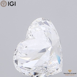 Bague spéciale pour anniversaire avec diamant CVD cultivé en laboratoire de 2,00 carats, certifié IGI, couleur D, clarté VVS1, taille cœur - Product Image 3