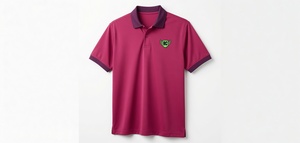 Custom Mauve <b>Purple</b> <b>Polo</b> <b>Shirt</b> <b>Mens</b> Golf <b>Polo</b> Embroidered Uniform Moisture Wicking Short Sleeve Business Casual Workwear Top - Product Image 4