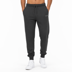 Pantalon de survêtement personnalisé 100 % coton de haute qualité pour hommes, respirant, coupe ample, jambe droite, style jogging, vente en gros OEM - Product Image 1