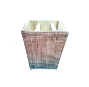 Caja de maceta de flores de madera barnizada de alta calidad, venta al por mayor, cajas de laminación brillante con revestimiento UV, artesanías de madera, cajas de madera, carteles de pared - Product Image 2