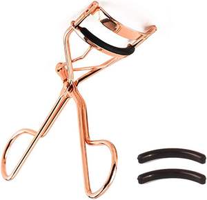 Recourbe-cils en or rose pour toutes les formes de yeux, outil en silicone pour cils, soin personnel professionnel, maquillage, beauté - Product Image 1