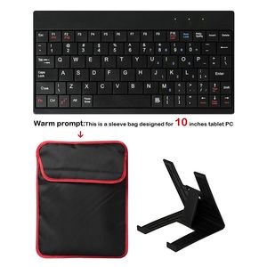 Funda con Soporte para Tablets de Menos de 10 Pulgadas, con Dos Compartimentos para Teclado Mini USB, Práctica Funda y Carcasa para Tablet PC - Product Image 2
