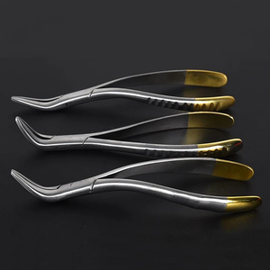 คีมถอนฟันแบบโค้งที่มีความแม่นยำสูง สำหรับฟันที่มีรากยังอยู่ ฟันบนและฟันล่าง คุณภาพสูง มั่นคง ปลอดภัย - Product Image 1