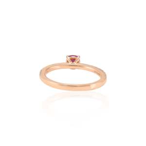 14K <b>Gold</b> Cushion Cut Ruby Statement <b>Ring</b> - Product Image 4