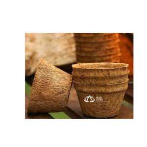Pot de fleurs moderne TOP Blue Lotus en fibre de coco naturelle écologique pour la culture de semis en pépinière et les acheteurs exportateurs - Product Image 1