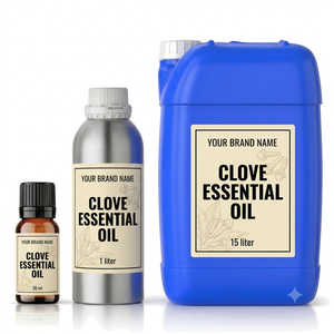 Aceite Esencial de Clavo 100% Puro y Natural |   Aceite de clavo destilado al vapor |   Aceite de Eugenia Caryophyllus |   Proveedor Mayorista y OEM - Product Image 1