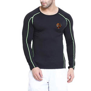Camisetas de Compresión para Hombre, Transpirables, Ecológicas, Ligeras, con Tejido que Absorbe la Humedad, Diseño Atlético Ajustado para Entrenamiento en el Gimnasio - Product Image 4