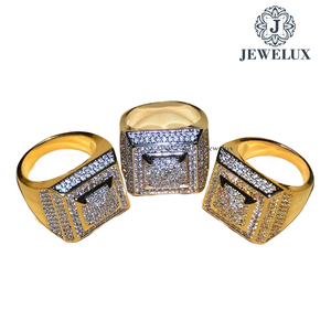 Bague unisexe plaquée or 14 carats certifiée IGI, best-seller, artisanat raffiné pour mariage, fiançailles, soirée, disponible à prix export. - Product Image 3