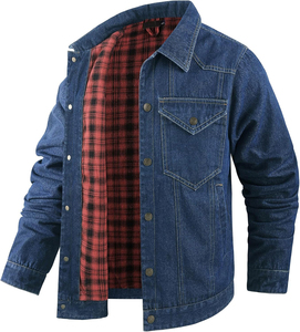 Chaqueta vaquera unisex de moda, informal, de tela suave y cómoda para hombre, disponible a bajo precio. - Product Image 3