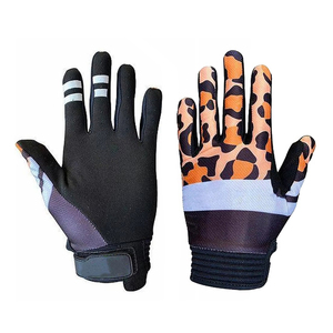 Gants de course de motocross MX tout-terrain, coupe-vent, imperméables, respirants, antidérapants, à doigts entiers, unisexes, en cuir, avec fermeture auto-agrippante - Product Image 2