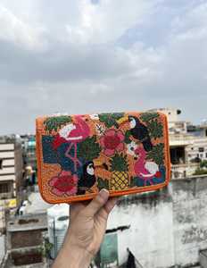 Bolso de Mensajero Bohemio Moderno Indio, Bordado a Mano, con Cuentas, Ligero, de Gran Capacidad, para Mujer, para la Noche - Product Image 2